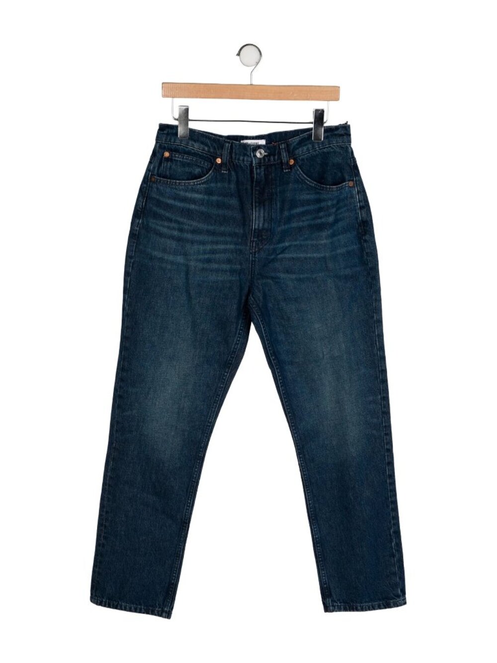 RE/DONE 70's Straight High-Rise Straight Leg Jeans